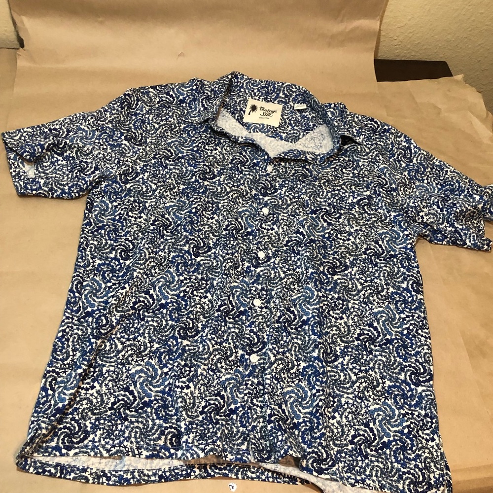Vintage silk shirt size Xl